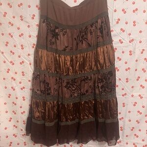 Boho Whimsigoth Maxi Skirt